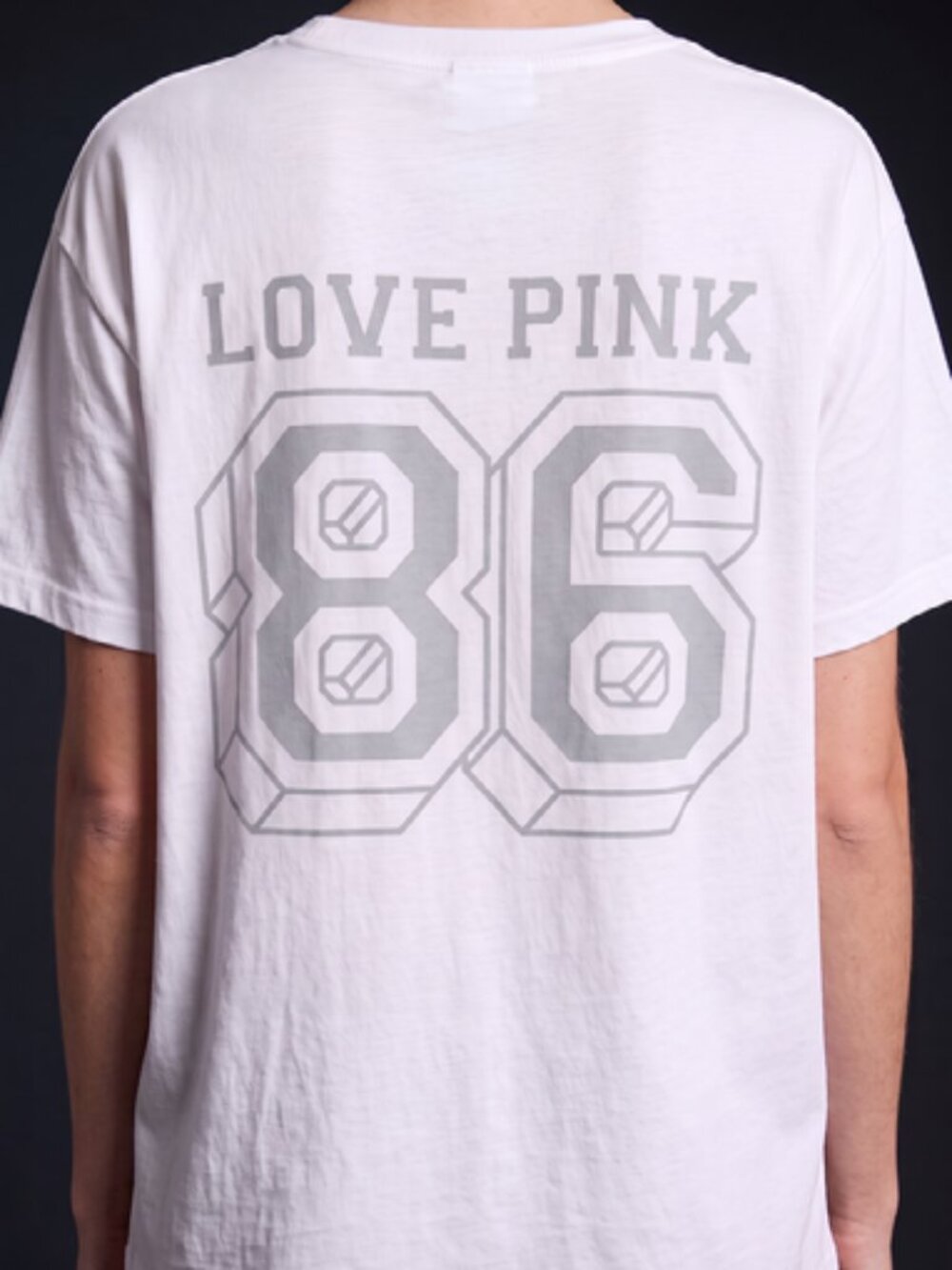 PINK Victoria's Secret | Tops | White Campus College Tee Nwt | Poshmark